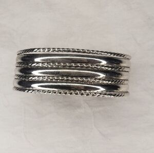 Antique Navajo silver cuff bracelet